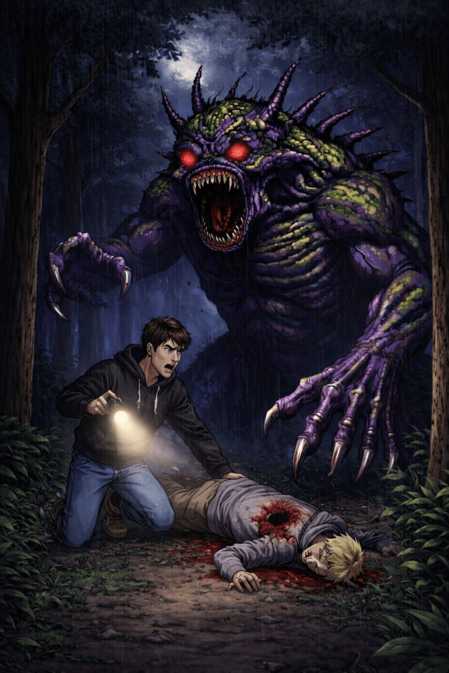 The Monster in the Eoods plot-pulse.com